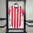 CAMISA DA SELEÇÃO DO PARAGUAY 25/26 BRANCO E VERMELHO
